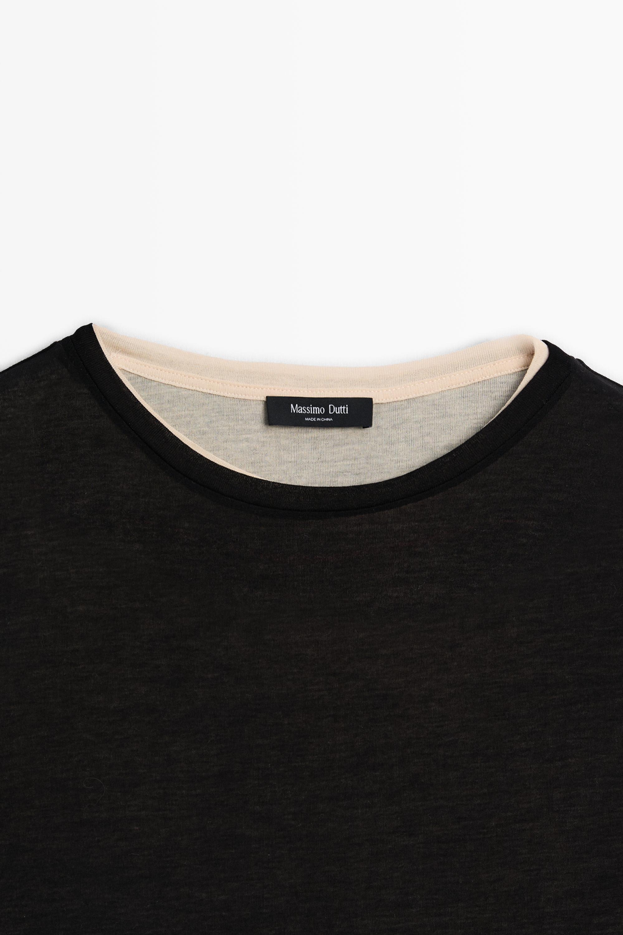 Double-layer short sleeve T-shirt